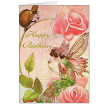 Pretty Fairy Birthday Card
