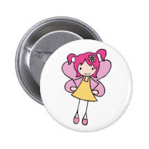 Pretty Fairy Pinback Button