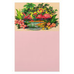 Pretty Flamingo Birds Personal Flowers Stationery