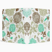 pretty floral binder