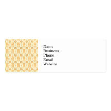 Pretty Floral Scroll Pattern Business Card