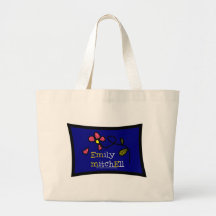Pretty Flower in the Dark Tote Bag