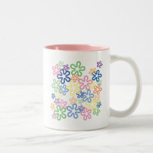 Pretty Flower Power Mug