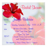 Pretty Flowers Bridal Shower Custom Announcement