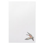pretty flying hummingbird stationery