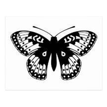 Pretty Fritillary Butterfly Post Card