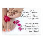 Pretty Fuchsia Pink Rose Pedicure Salon posters