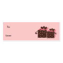 Pretty Gifts - Gift Tag business cards