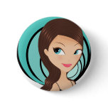 Pretty Girl buttons