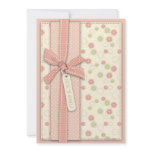 Pretty Girl Floral Invitation Card