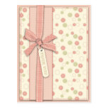 Pretty Girl Floral TY Postcard