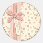 Pretty Girl Floral TY Sticker