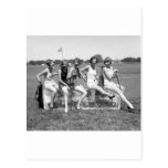 Pretty Girl Golfers, 1920s Postcards