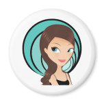 Pretty Girl magnets