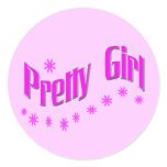 pretty girl sticker