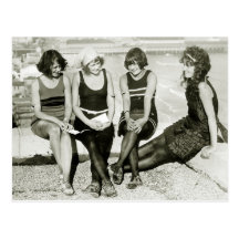 Pretty Girls, 1920s Postcard