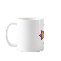 Pretty Gold and Pink Coptic Cross Coffee Mugs
