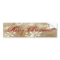Pretty Holiday Snow Flakes Bumper Stickers