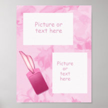 Pretty in Pink ~ 2 Window Floral Page Print