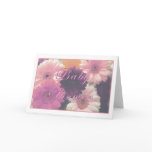 Pretty in Pink Baby Shower Greeting Card