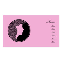 Pretty in Pink business cards