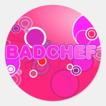 Pretty in Pink Round Sticker