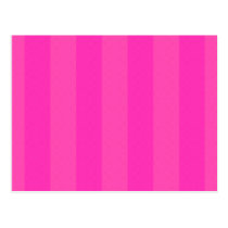 Pretty in Pink Stripes postcards