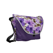 Pretty In Purple Messenger Bags