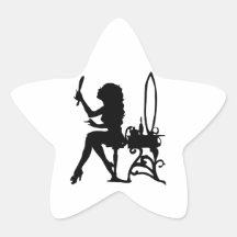 Pretty is as Pretty Does Star Sticker