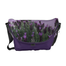 Pretty Lavender Messanger / Laptop Bag Commuter Bag