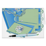 Pretty Letters to Friends Card