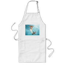 Pretty Mermaid  Long Apron