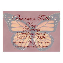 Pretty Monarch Butterfly Business Cards