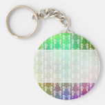 Pretty Multicolor Seahorse Pattern Design Key Chains