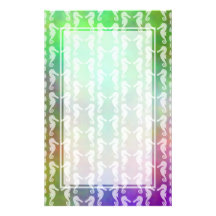 Pretty Multicolor Seahorse Pattern Design Personalized Stationery
