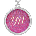 Pretty Paisely monogram Necklace