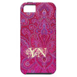 Pretty Paisley monogram iPhone 5 Cover