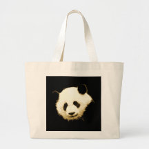 Pretty Panda Canvas Bags