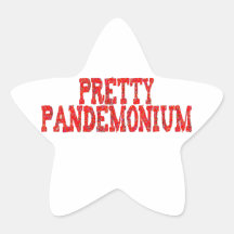 pretty pandemonium sternaufkleber