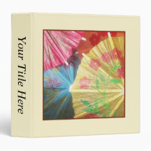Pretty Party Parasols Binder