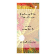 Pretty Party Parasols Rack Card Design