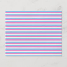 Pretty pastel candy Stripes. Full Color Flyer