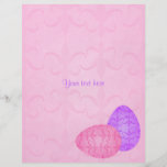Pretty pastel Easter eggs Personalized Flyer