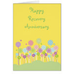 Pretty pastel flowers and butterflies card