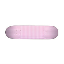 Pretty Pastel Pink Stripes. Skateboard Decks