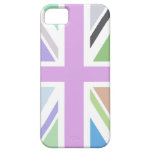 Pretty Pastels Union Flag iPhone 5 Cover Neon