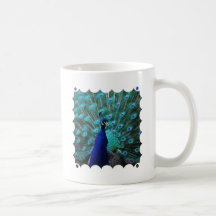 Pretty Peacock Coffee Mug