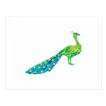 pretty peacock post cards