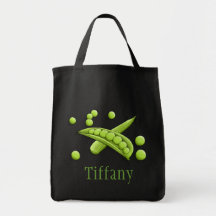 Pretty Peas Canvas Bag