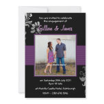 Pretty Personalised Photo Engagement Party Announcement